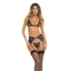Σετ εσώρουχα RENE ROFE SNEAK PEAK 3PC SET BLUE