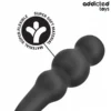 Πρωκτική σφήνα με δακτύλιο πέους ADDICTED TOYS - ANAL PLUG WITH RING SILICONE MODEL 4