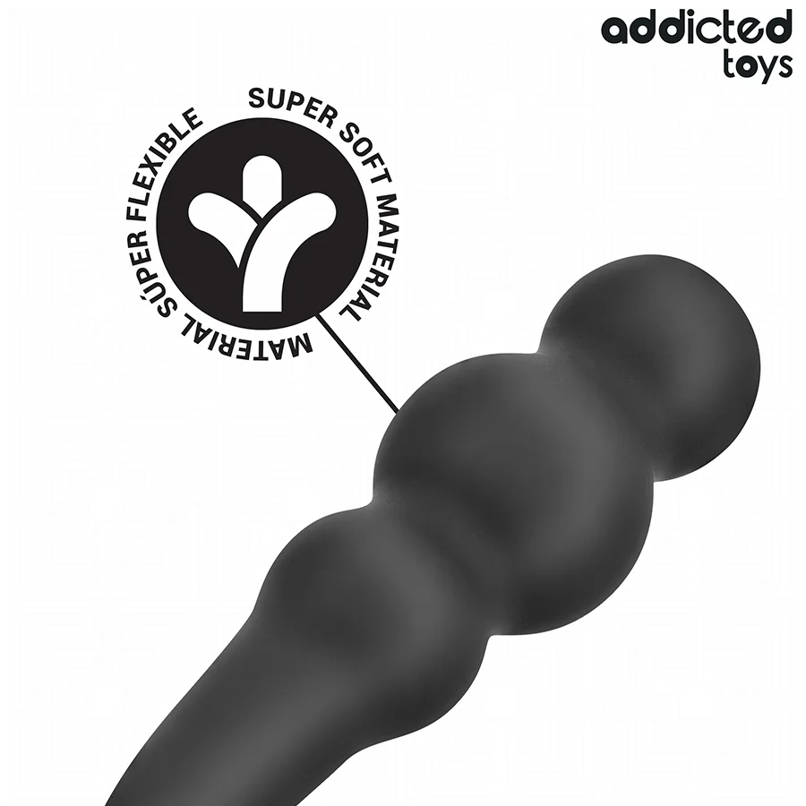 Πρωκτική σφήνα με δακτύλιο ADDICTED TOYS - ANAL PLUG WITH RING SILICONE MODEL 1