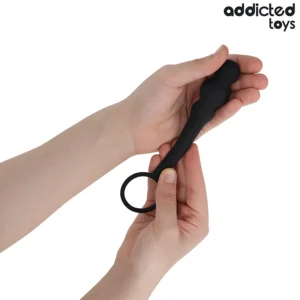 Πρωκτική σφήνα με δακτύλιο ADDICTED TOYS - ANAL PLUG WITH RING SILICONE MODEL 1