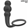 Πρωκτική σφήνα με δακτύλιο πέους ADDICTED TOYS - ANAL PLUG WITH RING SILICONE MODEL 4