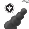 Πρωκτική σφήνα με δακτύλιο πέους ADDICTED TOYS - ANAL PLUG WITH RING SILICONE MODEL 5