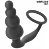 Πρωκτική σφήνα με δακτύλιο πέους ADDICTED TOYS - ANAL PLUG WITH RING SILICONE MODEL 5