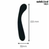 Πρωκτικό dildo ADDICTED TOYS - DOUBLE ANAL MASSAGER SILICONE 22.5 CM