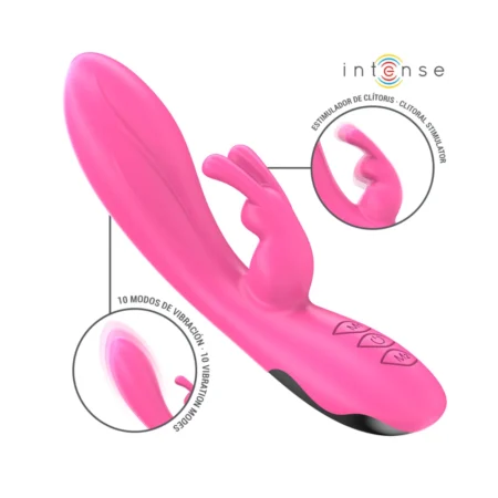 Rabbit δονητής INTENSE - RANDALL RABBIT VIBRATOR 10 VIBRATIONS PINK