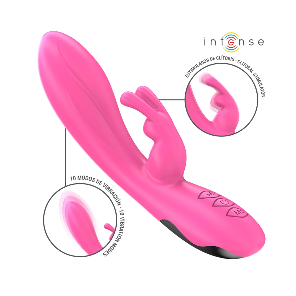 Rabbit δονητής INTENSE - RANDALL RABBIT VIBRATOR 10 VIBRATIONS PINK