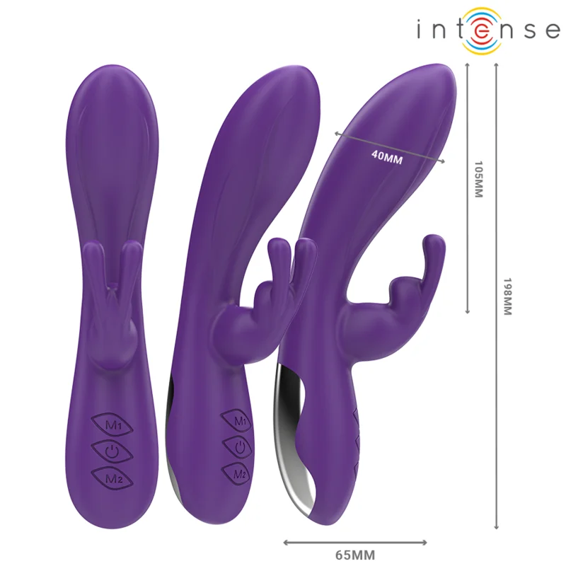 Rabbit δονητής INTENSE - RANDALL RABBIT VIBRATOR 10 VIBRATIONS PURPLE