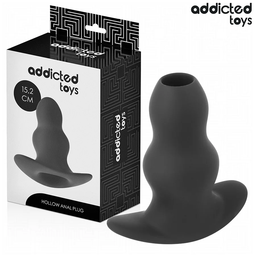 Κούφια πρωκτική σφήνα ADDICTED TOYS - HOLLOW ANAL PLUG SILICONE SIZE XXL 15.2 CM