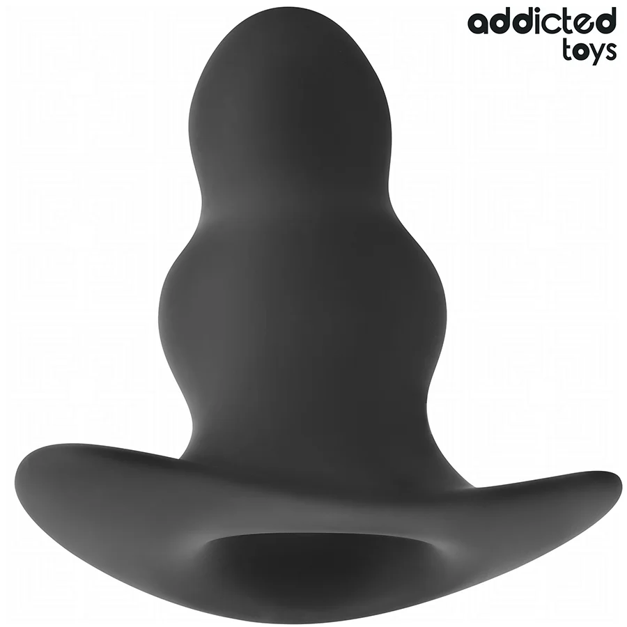 Κούφια πρωκτική σφήνα ADDICTED TOYS - HOLLOW ANAL PLUG SILICONE SIZE L 11.1 CM