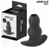 Κούφια πρωκτική σφήνα ADDICTED TOYS - HOLLOW ANAL PLUG SILICONE SIZE L 11.1 CM