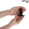 Κούφια πρωκτική σφήνα ADDICTED TOYS - HOLLOW ANAL PLUG SILICONE SIZE S 7.3 CM