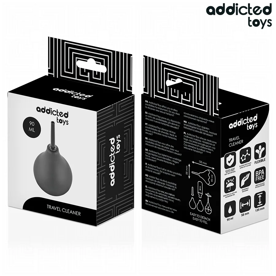 Πρωκτικό ντους ADDICTED TOYS - TRAVEL ANAL CLEANER SIZE S 90 ML