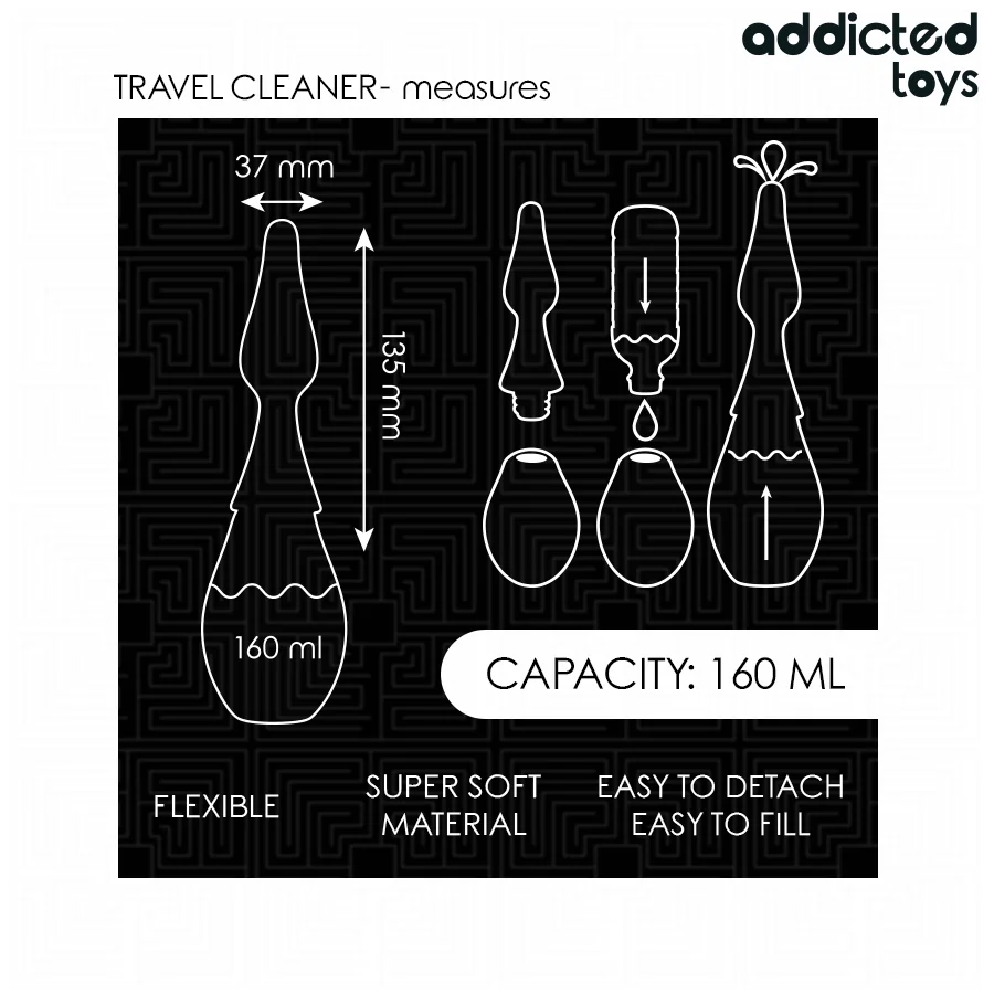 Πρωκτικό ντους ADDICTED TOYS - TRAVEL CLEANER SILICONE MODEL 1