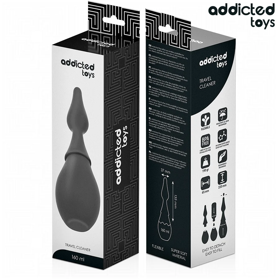 Πρωκτικό ντους ADDICTED TOYS - TRAVEL CLEANER SILICONE MODEL 1