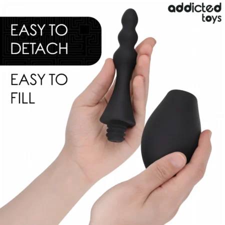 Πρωκτικό ντους σιλικόνης ADDICTED TOYS - TRAVEL CLEANER SILICONE MODEL 4