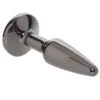 Πρωκτική σφήνα με κόσμημα NS NOVELTIES Rear Assets Small Tapered Butt Plug in Gunmetal
