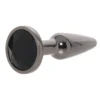 Πρωκτική σφήνα με κόσμημα NS NOVELTIES Rear Assets Small Tapered Butt Plug in Gunmetal