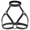 Ζώνη στήθους από vegan δέρμα FETISH SUBMISSIVE BONDAGE - ADJUSTABLE CHEST HARNESS