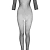 Ολόσωμο Καλσόν Δίχτυ Christine le Duc Catsuit Vaera One Size Black