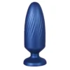 5 Inch silicone Anal Plug Metallic Blue NMC
