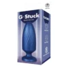 5 Inch silicone Anal Plug Metallic Blue NMC