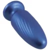5 Inch silicone Anal Plug Metallic Blue NMC
