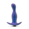 Πρωκτική σφήνα με δόνηση Anal Adventures Matrix By Blush® | Odyssey - Vibrating Prostate Stimulator With AnchorTech™ Base - Space Age Blue