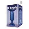 NMC 4 inch silicone anal plug metallic blue
