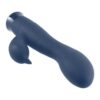 Διπλός δονητής 6.5 Inch Rechargeable Silicone 10 Functions Speed Vibrator Blue - NMC