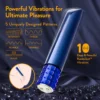 Μικρός Δονητής Oh My Gem | Mystery 5 Inch Pocket-Sized Power Vibrator With Tapered Tip & Sapphire Gem Base - In Blue