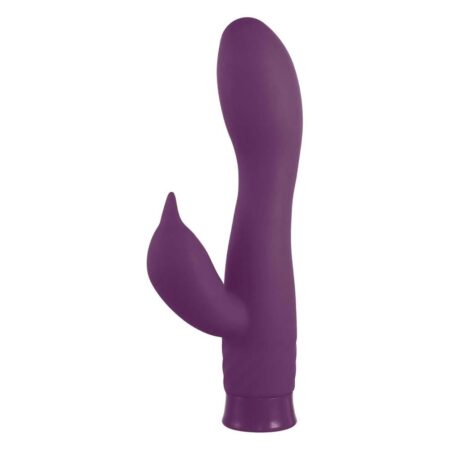 Διπλός δονητής 6.5 Inch Rechargeable Silicone 10 Functions Speed Vibrator Purple - NMC
