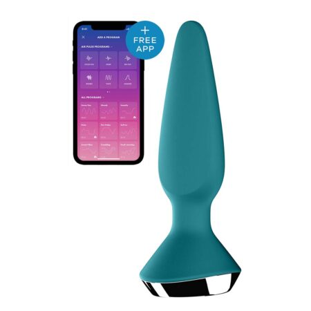 Πρωκτικός Δονητής SATISFYER PLUG-ILICIOUS 1 PLUG VIBRATOR - PETROL