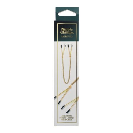 Σφιγκτήρες θηλών Nipple Clamps With Chain VIRGITE