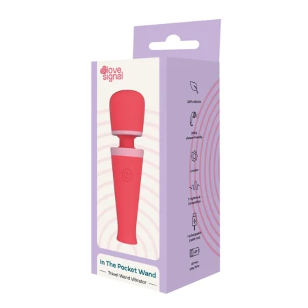 Δονητής μασάζ In The Pocket Wand LOVE SIGNAL DREAMTOYS