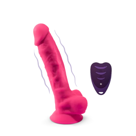 Ρεαλιστικός δονητής Model 1 8" Pink Vibration+ LRS - SILEXD