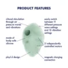 Δονητής κυμάτων πίεσης SATISFYER CLOUD DANCER Mint