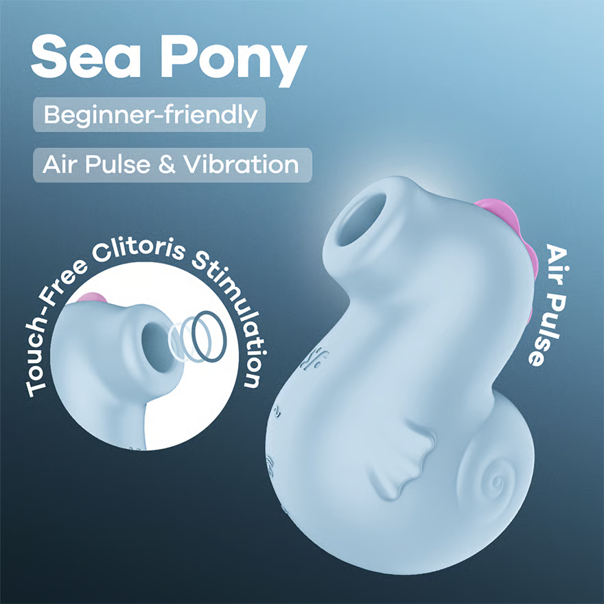 Δονητής SATISFYER SEA PONY VIBRATOR & AIR PULSE - Image 5
