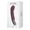 Κλασικός δονητής NMC 7 Inch Silicone Rechargeable Vibrator Rubine Red