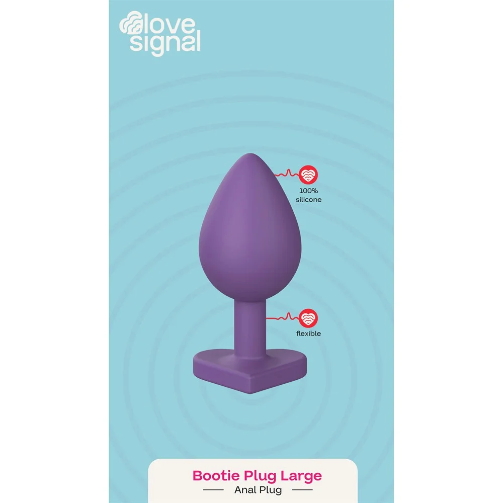 Πρωκτική σφήνα σε μεγάλο μέγεθος Heart Plug Large - DREAMTOYS - LOVE SIGNAL