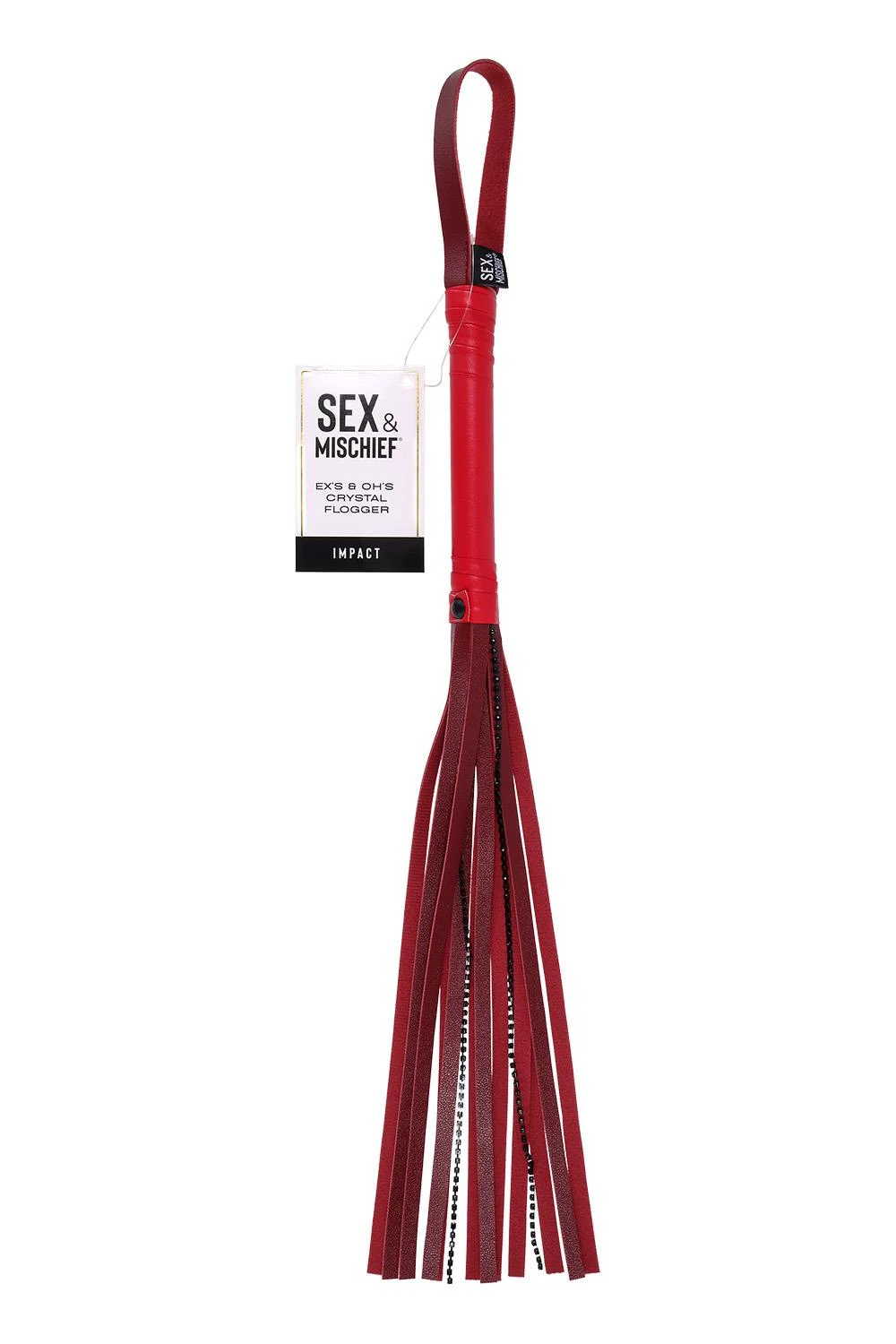 S&M CRYSTAL FLOGGER RED