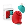 Κλειτοριδικός δονητής INTENSE - DONNIE CLITORAL STIMULATOR RED/GREEN