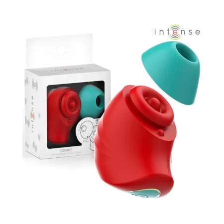 Κλειτοριδικός δονητής INTENSE - DONNIE CLITORAL STIMULATOR RED/GREEN