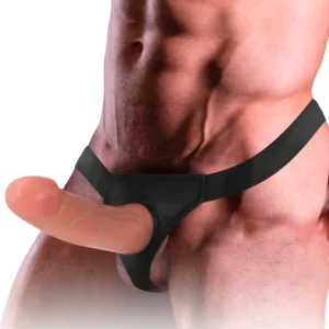 Κούφιο Ομοίωμα Πέους Strap On με ζώνη INTENSE - HOLLOW HARNESS WITH DILDO 16 X 3 CM