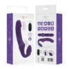 Δονητής INTENSE - JILL DOUBLE VIBRATOR 20 CM PURPLE REMOTE CONTROL