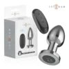 Μεταλλική πρωκτική σφήνα με δόνηση INTENSE - ANAL PLUG 10 VIBRATIONS METAL WITH REMOTE CONTROL L