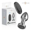 Μεταλλική πρωκτική σφήνα με δόνηση INTENSE - ANAL PLUG 10 VIBRATIONS METAL WITH REMOTE CONTROL M