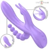 Δονητής INTENSE - MIKO TRIPLE VIBRATOR RABBIT & STIMULATOR & ANAL 7 VIBRATIONS PURPLE