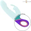 Διπλός δονητής INTENSE - MONICA RABBIT VIBRATOR WITH ROTATING G-SPOT STIMULATOR BLUE