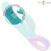 Διπλός δονητής INTENSE - MONICA RABBIT VIBRATOR WITH ROTATING G-SPOT STIMULATOR BLUE