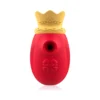 Διεγέρτης κλειτορίδας INTENSE - CLITORIS STIMULATOR 10 SUCTION AND LICKING MODES - RED